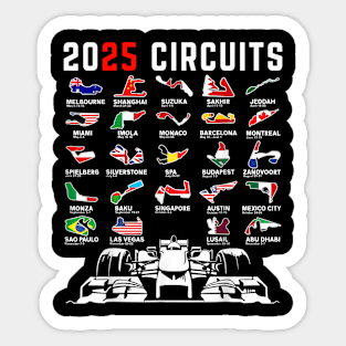 2025 Formula Racing Sticker